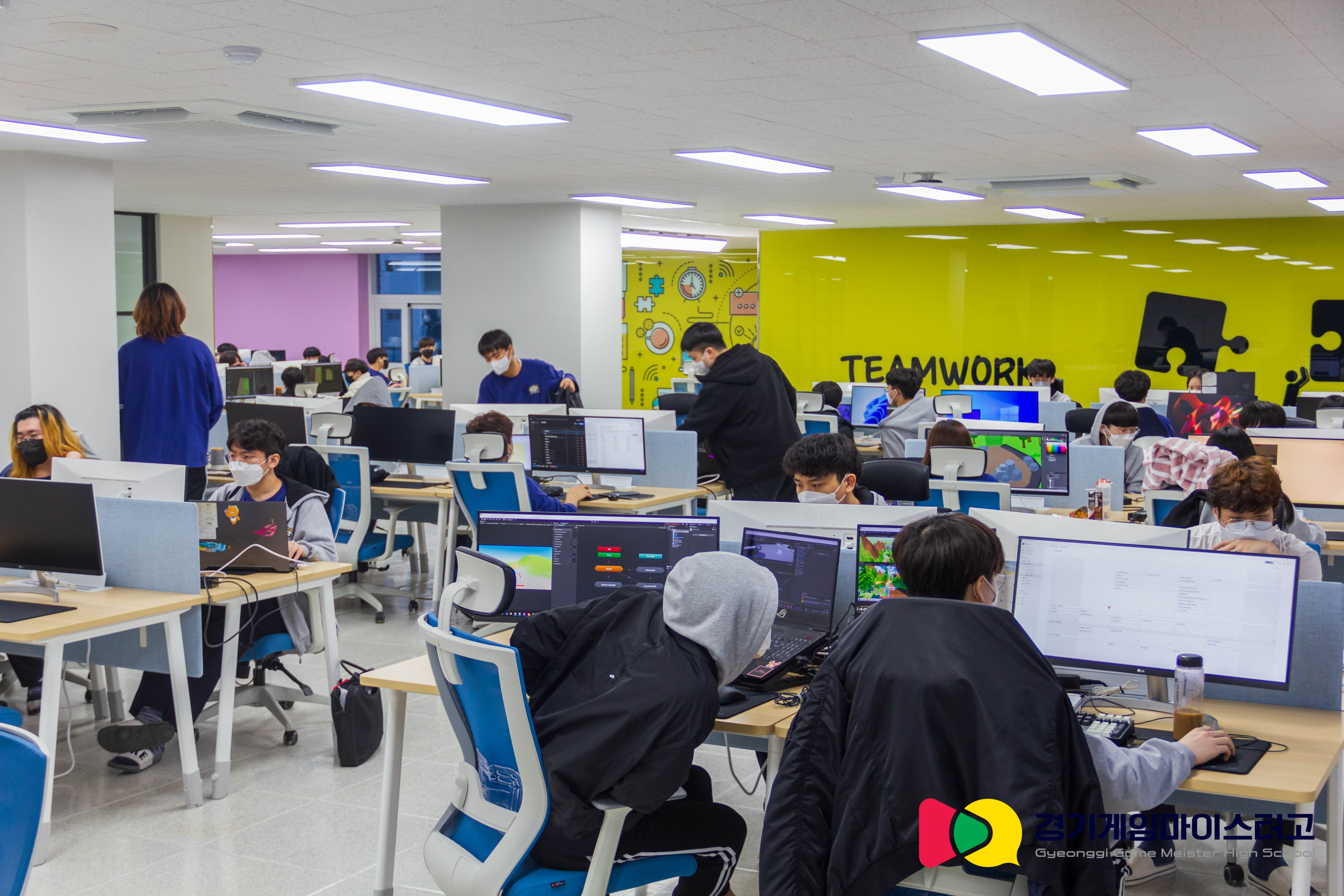 경기게임마이스터고 프로젝트실, 공용학습실, 동아리실